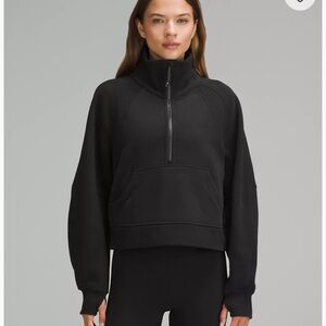 Lululemon scuba oversized funnel neck half zip